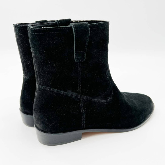 REBECCA MINKOFF Chasidy Black Suede Booties size 8M - Picture 5 of 9